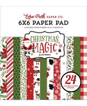Echo Park Christmas Magic 6x6 Inch Paper Pad (CM254023) (DISCONTINUED) Echo Park Christmas Magic 6x6 Inch Paper Pad (CM254023) (DISCONTINUED)