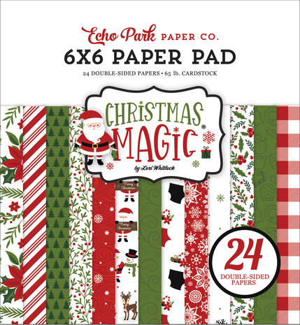 Echo Park Christmas Magic 6x6 Inch Paper Pad (CM254023) (DISCONTINUED) Echo Park Christmas Magic 6x6 Inch Paper Pad (CM254023) (DISCONTINUED)