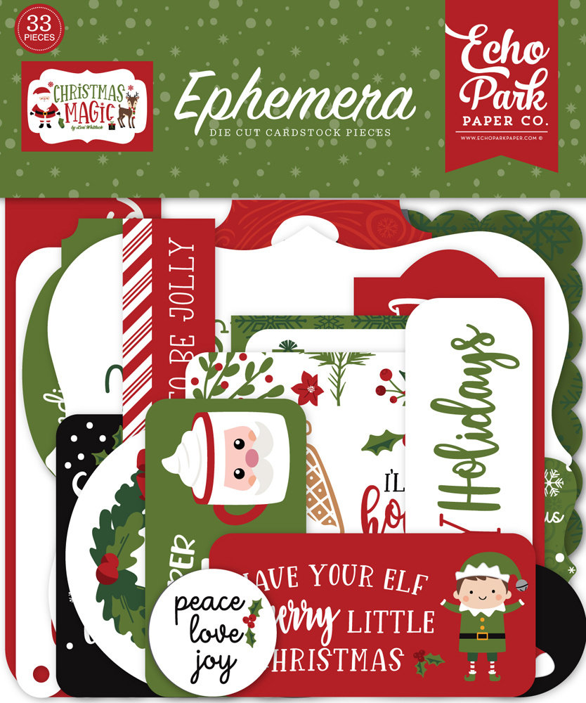 Echo Park Christmas Magic Ephemera (CM25024) (DISCONTINUED) Echo Park Christmas Magic Ephemera (CM25024) (DISCONTINUED)