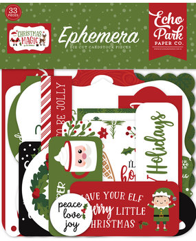 Echo Park Christmas Magic Ephemera (CM25024) (DISCONTINUED) Echo Park Christmas Magic Ephemera (CM25024) (DISCONTINUED)
