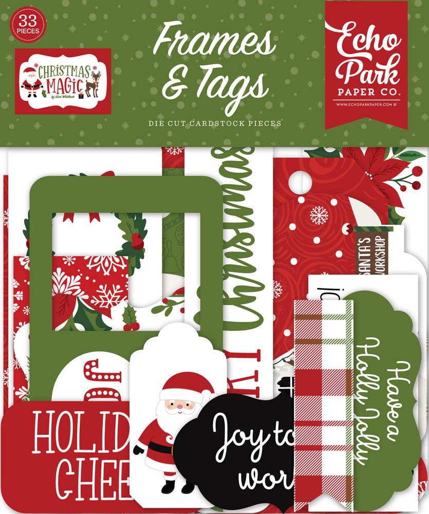 Echo Park Christmas Magic Frames & Tags (CM254025) (DISCONTINUED)