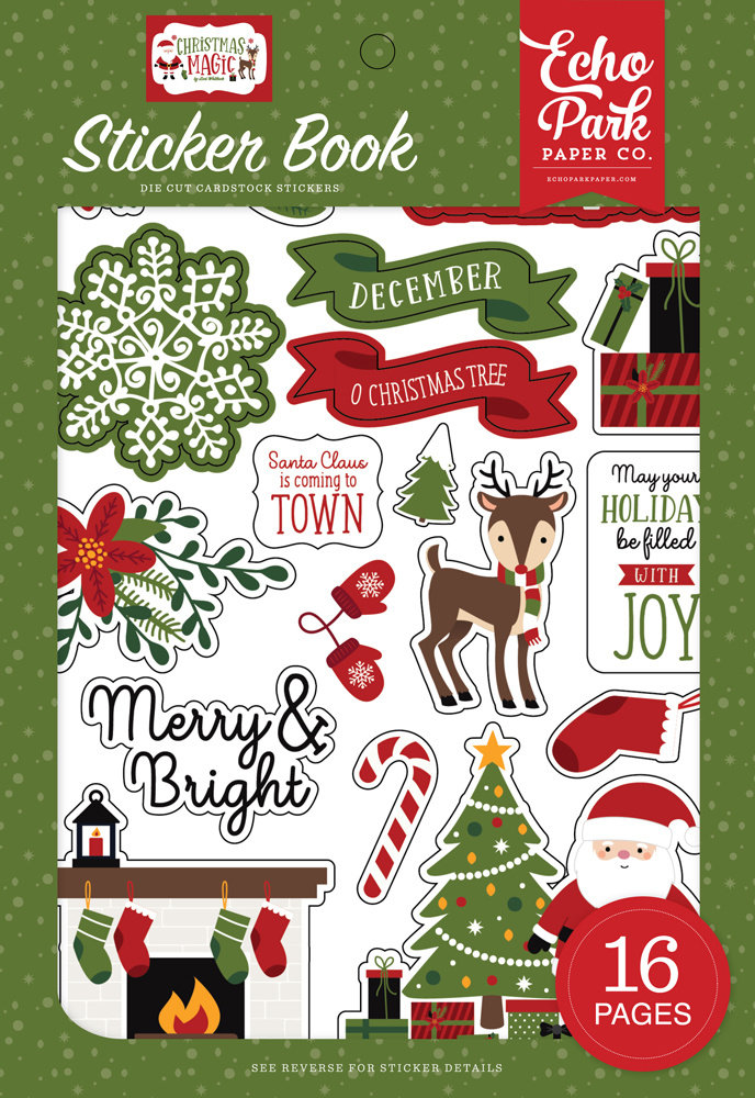 Echo Park Christmas Magic Sticker Book (CM254029) (OUTLET) Echo Park Christmas Magic Sticker Book (CM254029) (OUTLET)
