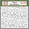 Echo Park Swirling Snowflakes Stencil (CM254035) (OUTLET)