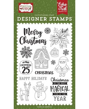 Echo Park Magical Christmas Clear Stamps (CM254042) (DISCONTINUED) Echo Park Magical Christmas Clear Stamps (CM254042) (DISCONTINUED)