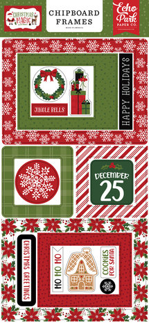 Echo Park Christmas Magic 6x13 Inch Chipboard Frames (CM254065) (DISCONTINUED) Echo Park Christmas Magic 6x13 Inch Chipboard Frames (CM254065) (DISCONTINUED)