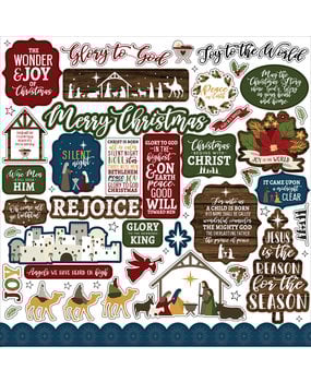 Echo Park The First Noel 12x12 Inch Element Sticker (TFN256014) (DISCONTINUED) Echo Park The First Noel 12x12 Inch Element Sticker (TFN256014) (DISCONTINUED)