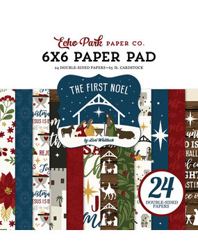 Echo Park The First Noel 6x6 Inch Paper Pad (TFN256023) (DISCONTINUED)
