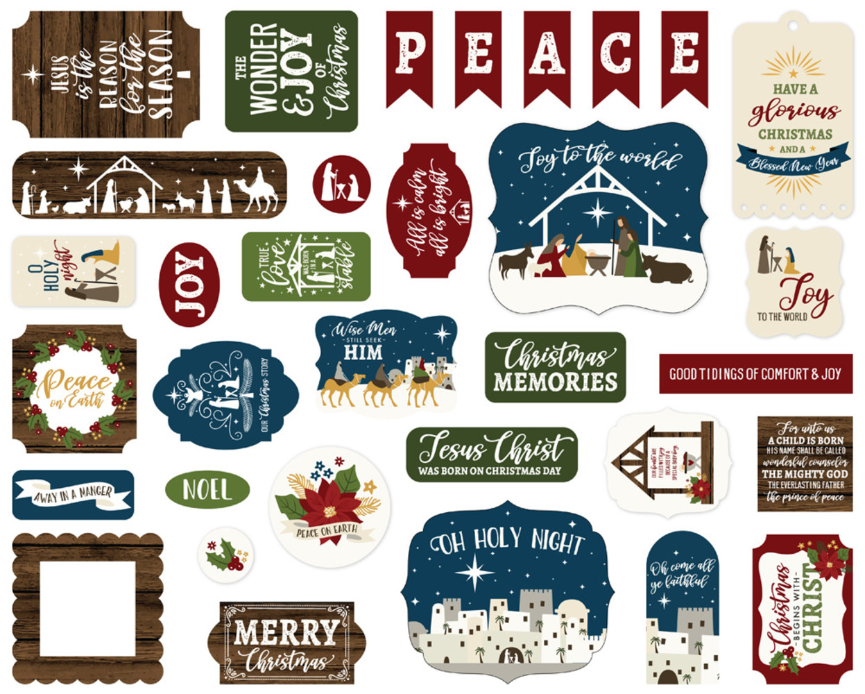 Echo Park The First Noel Ephemera (TFN256024) (OUTLET) Echo Park The First Noel Ephemera (TFN256024) (OUTLET)