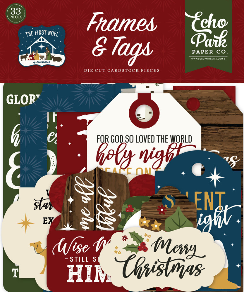 Echo Park The First Noel Frames & Tags (TFN256025) (DISCONTINUED) Echo Park The First Noel Frames & Tags (TFN256025) (DISCONTINUED)