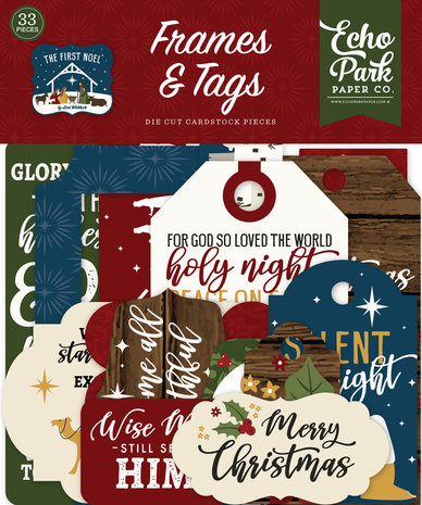 Echo Park The First Noel Frames & Tags (TFN256025) (DISCONTINUED) Echo Park The First Noel Frames & Tags (TFN256025) (DISCONTINUED)