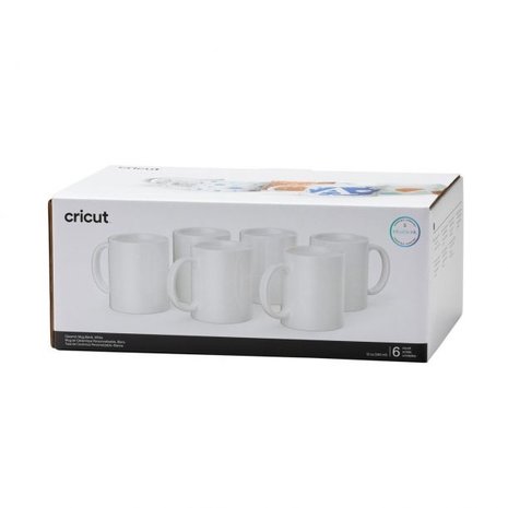 Cricut Ceramic Mug White 340ml (6pcs) (2008942) Cricut Ceramic Mug White 340ml (6pcs) (2008942)