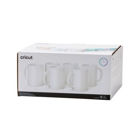 Cricut Ceramic Mug White 425ml (6pcs) (2008944)