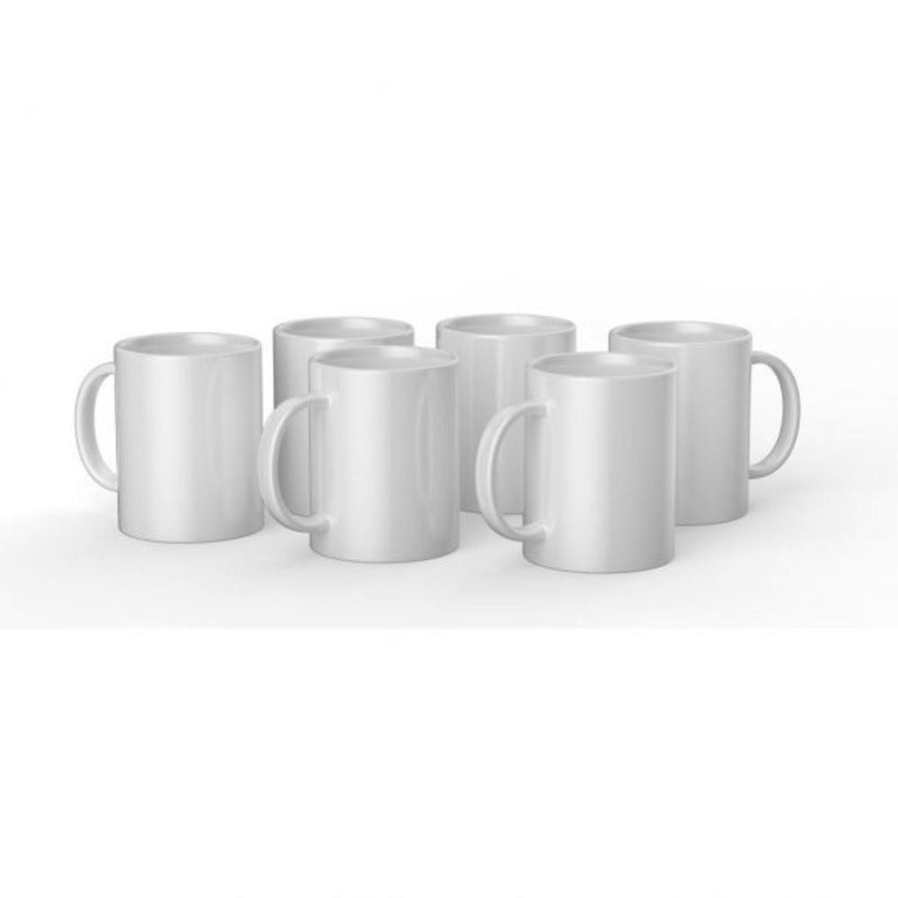 Cricut Ceramic Mug White 425ml (6pcs) (2008944)