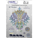 IndigoBlu Ornate Elephant A5 Rubber Stamps (IND0851) (OUTLET)