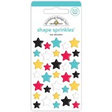 Doodlebug Design Star Attraction Shape Sprinkles (33pcs) (7299) (DISCONTINUED)