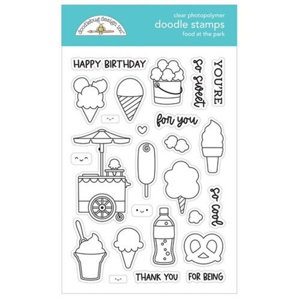 Doodlebug Design Food at the Park Doodle Stamps (7316) (DISCONTINUED) Doodlebug Design Food at the Park Doodle Stamps (7316) (DISCONTINUED)