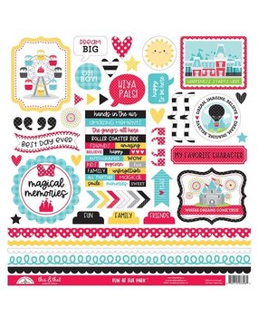 Doodlebug Design Fun at the Park This & That 12x12 Inch Stickers (7326) (DISCONTINUED)