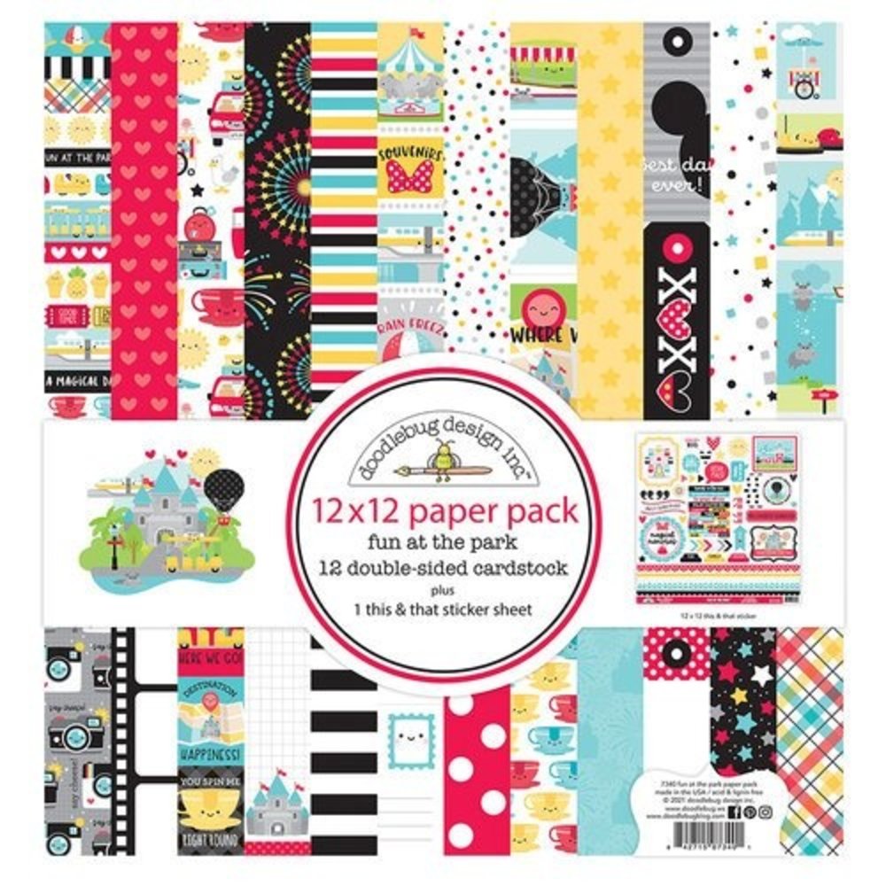 Doodlebug Design Fun at the Park 12x12 Inch Paper Pack (7340) (DISCONTINUED)