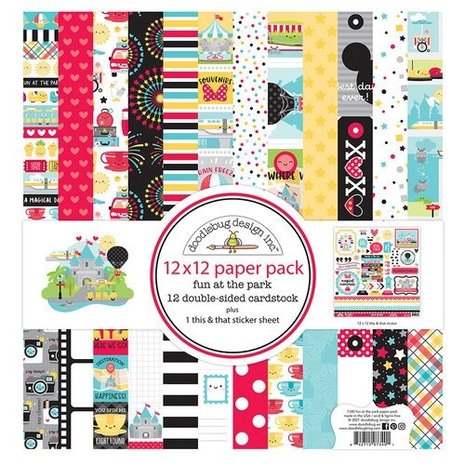 Doodlebug Design Fun at the Park 12x12 Inch Paper Pack (7340) (DISCONTINUED)