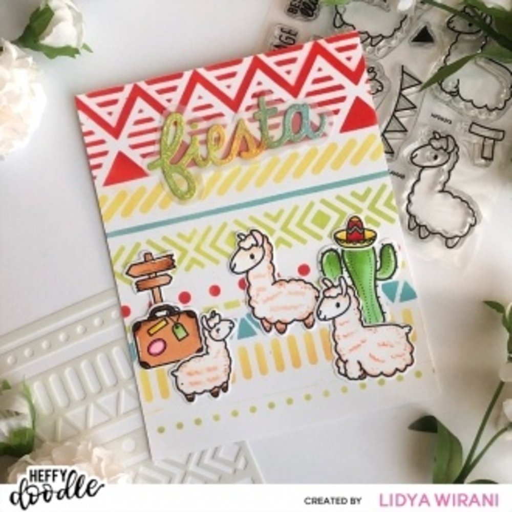 Heffy Doodle Llamazing Llamas Dies (HFD0374) (OUTLET) Heffy Doodle Llamazing Llamas Dies (HFD0374) (OUTLET)
