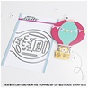 Heffy Doodle Hot Air Balloon Dies (HFD0384) (OUTLET) Heffy Doodle Hot Air Balloon Dies (HFD0384) (OUTLET)