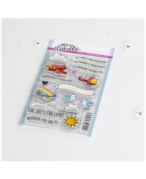 Heffy Doodle Flying High Clear Stamps (HFD0385) (OUTLET)