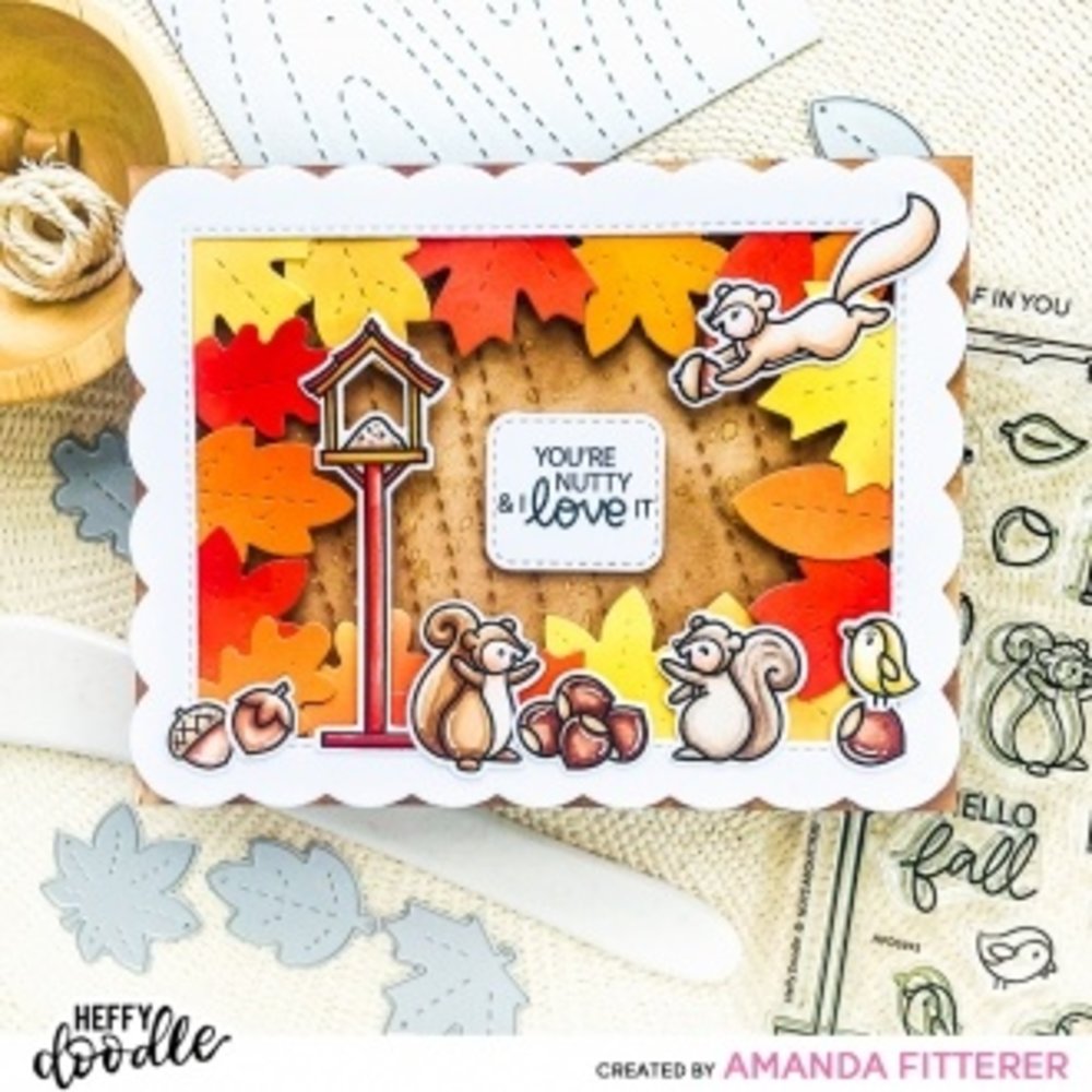 Heffy Doodle Forest Leaves Dies (HFD0401) (DISCONTINUED)