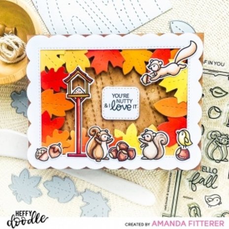 Heffy Doodle Forest Leaves Dies (HFD0401) (DISCONTINUED)