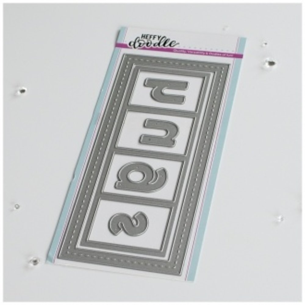 Heffy Doodle Slimline Quartet Dies (HFD0402) (DISCONTINUED)