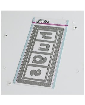 Heffy Doodle Slimline Quartet Dies (HFD0402) (OUTLET)