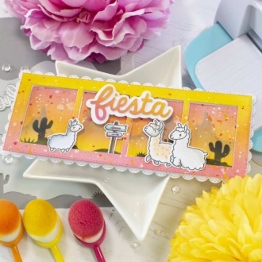 Heffy Doodle Slimline Quartet Dies (HFD0402) (DISCONTINUED)