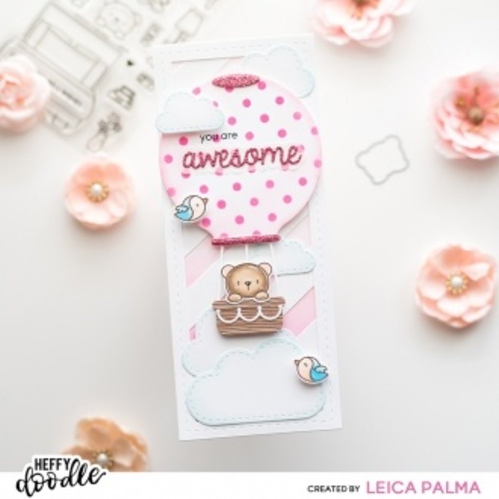 Heffy Doodle Silly Slimline Slants Dies (HFD0403) (OUTLET) Heffy Doodle Silly Slimline Slants Dies (HFD0403) (OUTLET)