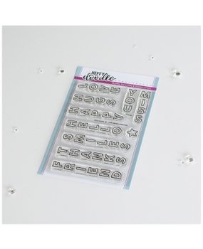 Heffy Doodle Very Vertical Greetings Clear Stamps (HFD0389) (OUTLET)