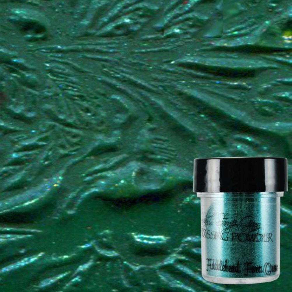 Lindy's Stamp Gang Fiddlehead Fern Green Embossing Powder (ep-022) (DISCONTINUED) Lindy's Stamp Gang Fiddlehead Fern Green Embossing Powder (ep-022) (DISCONTINUED)