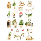 Reprint Vintage Christmas A4 Cutouts (KP0082) (DISCONTINUED)