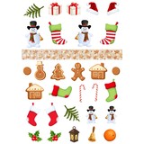Reprint Snowman & Friends A4 Cutouts (KP0083) (OUTLET)