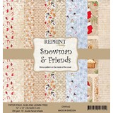 Reprint Snowman & Friends 12x12 Inch Paper Pack (CRP042) (DISCONTINUED)
