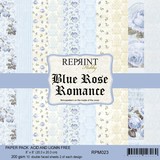 Reprint Blue Rose Romance 8x8 Inch Paper Pack (RPM023) (DISCONTINUED)