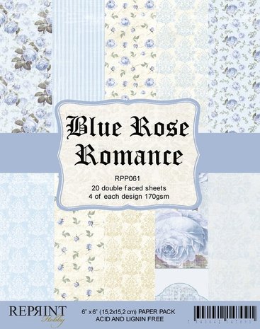 Reprint Blue Rose Romance 6x6 Inch Paper Pack (RPP061) (DISCONTINUED) Reprint Blue Rose Romance 6x6 Inch Paper Pack (RPP061) (DISCONTINUED)
