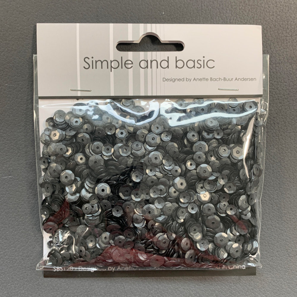 Simple and Basic Black Sequin Mix (SBS120) (OUTLET) Simple and Basic Black Sequin Mix (SBS120) (OUTLET)