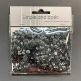 Simple and Basic Black Sequin Mix (SBS120) (OUTLET)