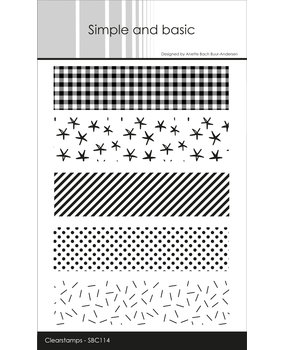 Simple and Basic Crayons and Candles Background Clear Stamps (SBC114) (DISCONTINUED)