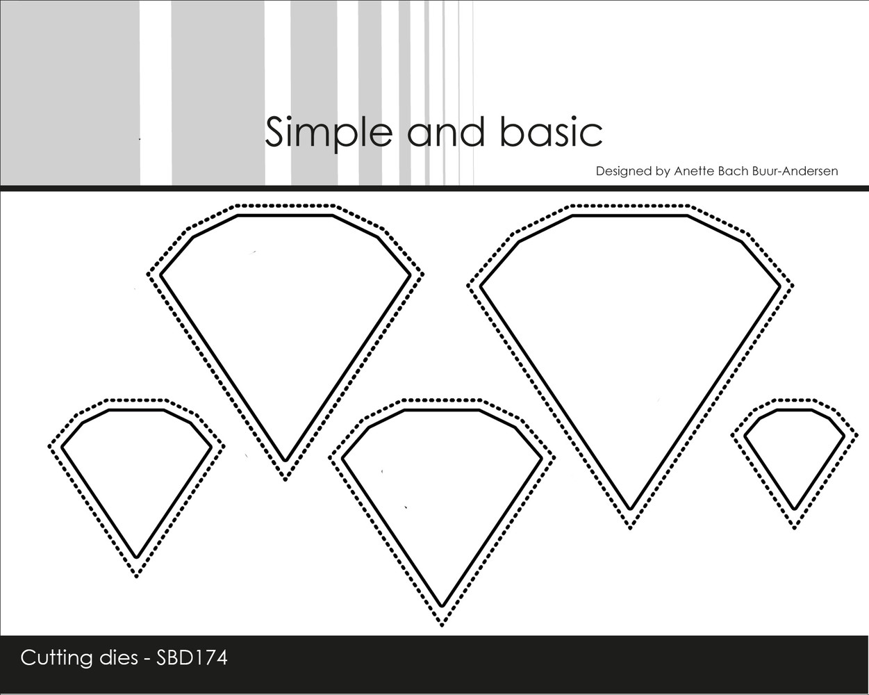 Simple and Basic Outline Diamonds Cutting Dies (SBD174) (DISCONTINUED) Simple and Basic Outline Diamonds Cutting Dies (SBD174) (DISCONTINUED)