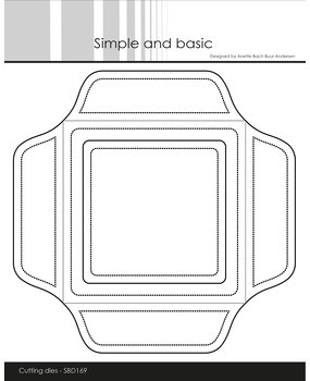 Simple and Basic Envelope 10x10cm Cutting Dies (SBD169) (DISCONTINUED)