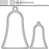 Simple and Basic Bell Tag Cutting Dies (SBD178) (OUTLET)