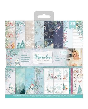 Crafter's Companion Watercolour Christmas 12x12 Inch Paper Pad (S-WC-PAD12) (OUTLET)
