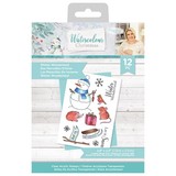 Crafter's Companion Watercolour Christmas Clear Stamps Winter Wonderland (S-WC-ST-WINWO) (OUTLET)