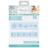 Crafter's Companion Watercolour Christmas Embossing Folder Elegant Borders (S-WC-EFS-ELEBO) (OUTLET)