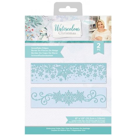 Crafter's Companion Watercolour Christmas Embossing Folder Snowflake Edges (S-WC-EFS-SNOED) (OUTLET) Crafter's Companion Watercolour Christmas Embossing Folder Snowflake Edges (S-WC-EFS-SNOED) (OUTLET)