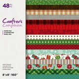 Crafter's Companion Happy Holidays 8x8 Inch Paper Pad (CC-PAD8-HAPHOL) (OUTLET)